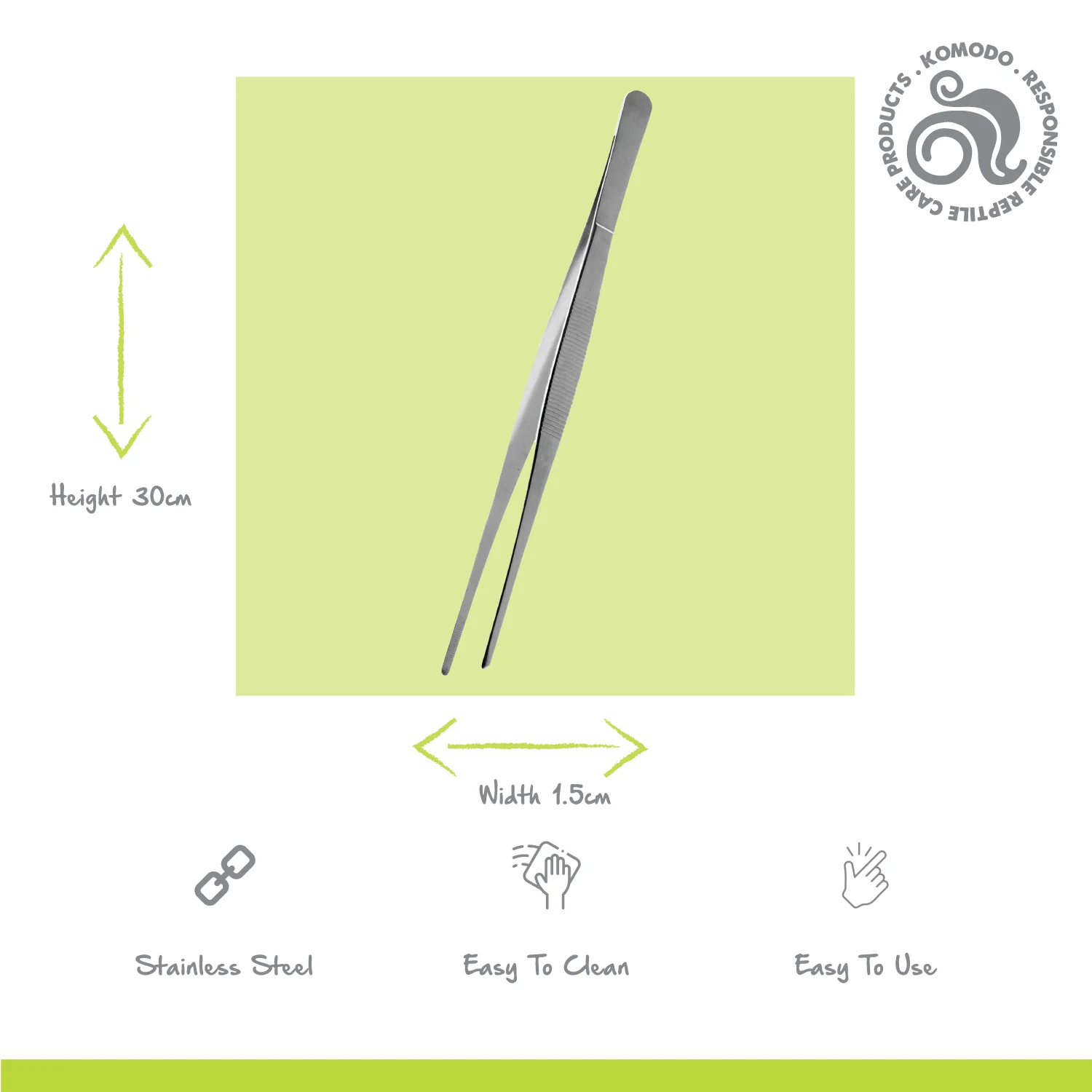 Stainless Steel Feeding Tongs - Image 5